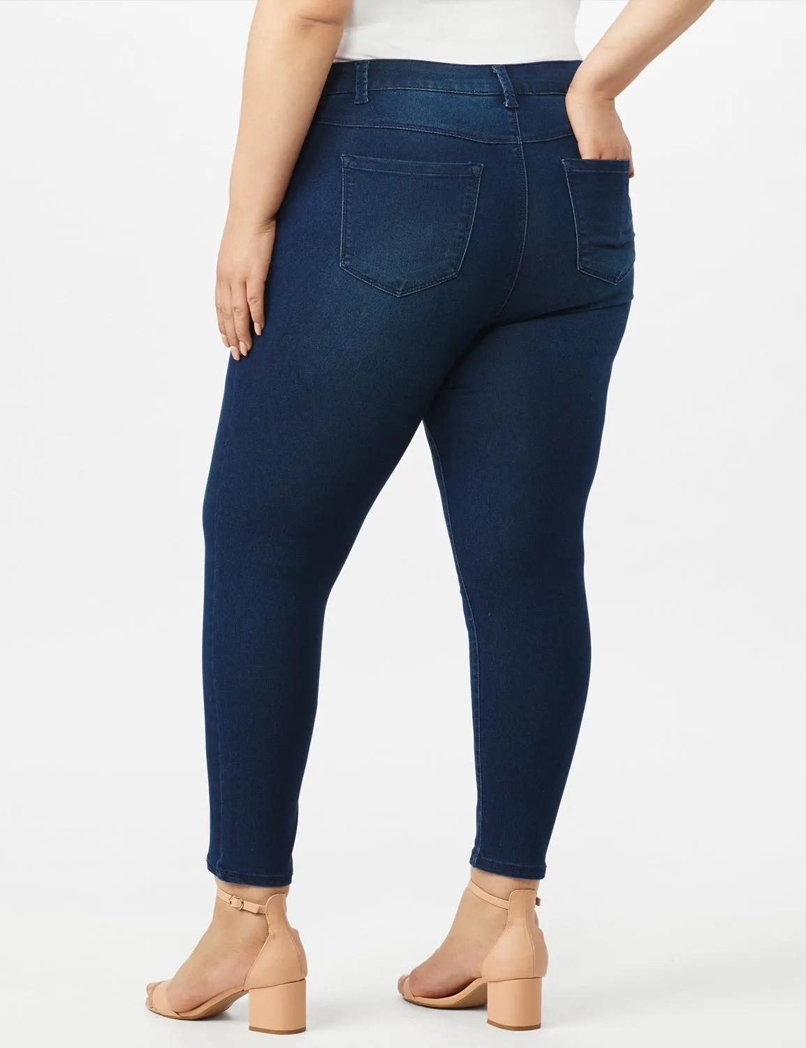 5 Pocket Skinny Ankle Length Jeans