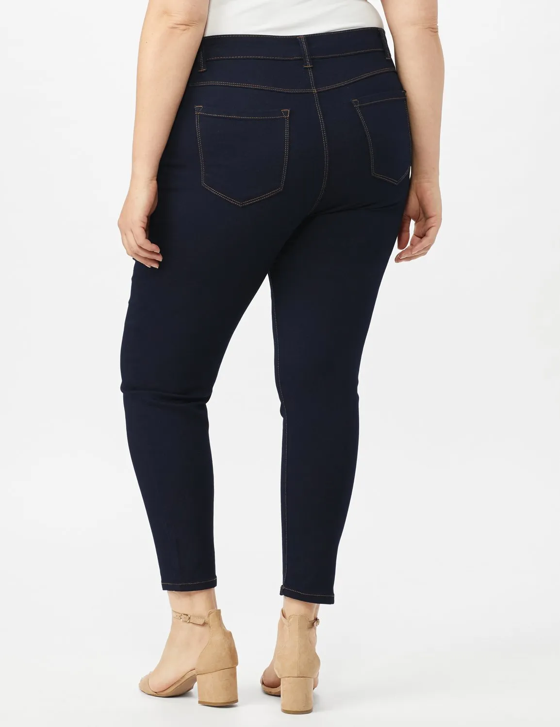 5 Pocket Skinny Ankle Length Jeans