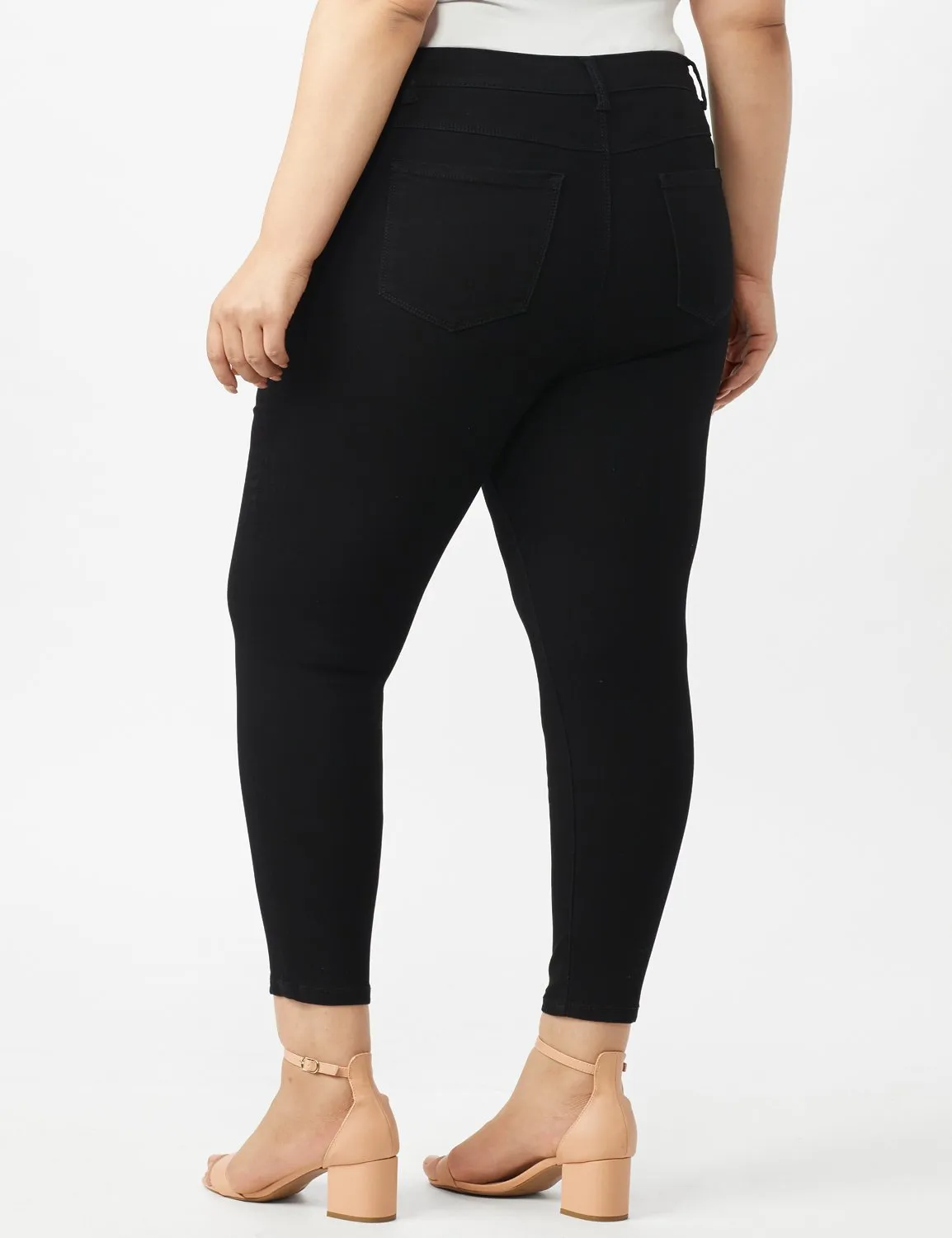 5 Pocket Skinny Ankle Length Jeans