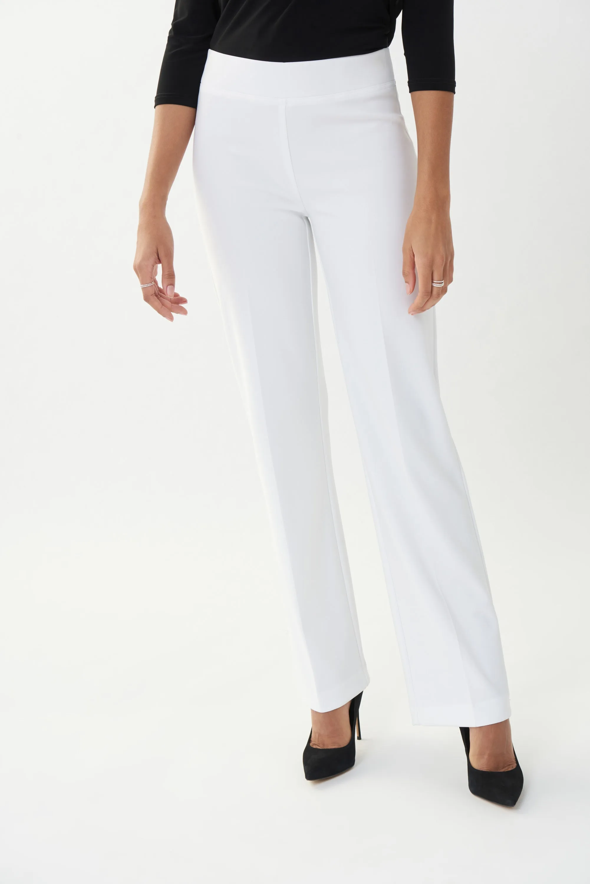 Classic Wide Leg Pant In Vanilla153088NOS