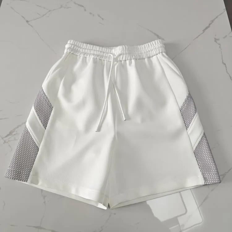 Clearance-Size M for Waist White and Gray Sport Shorts