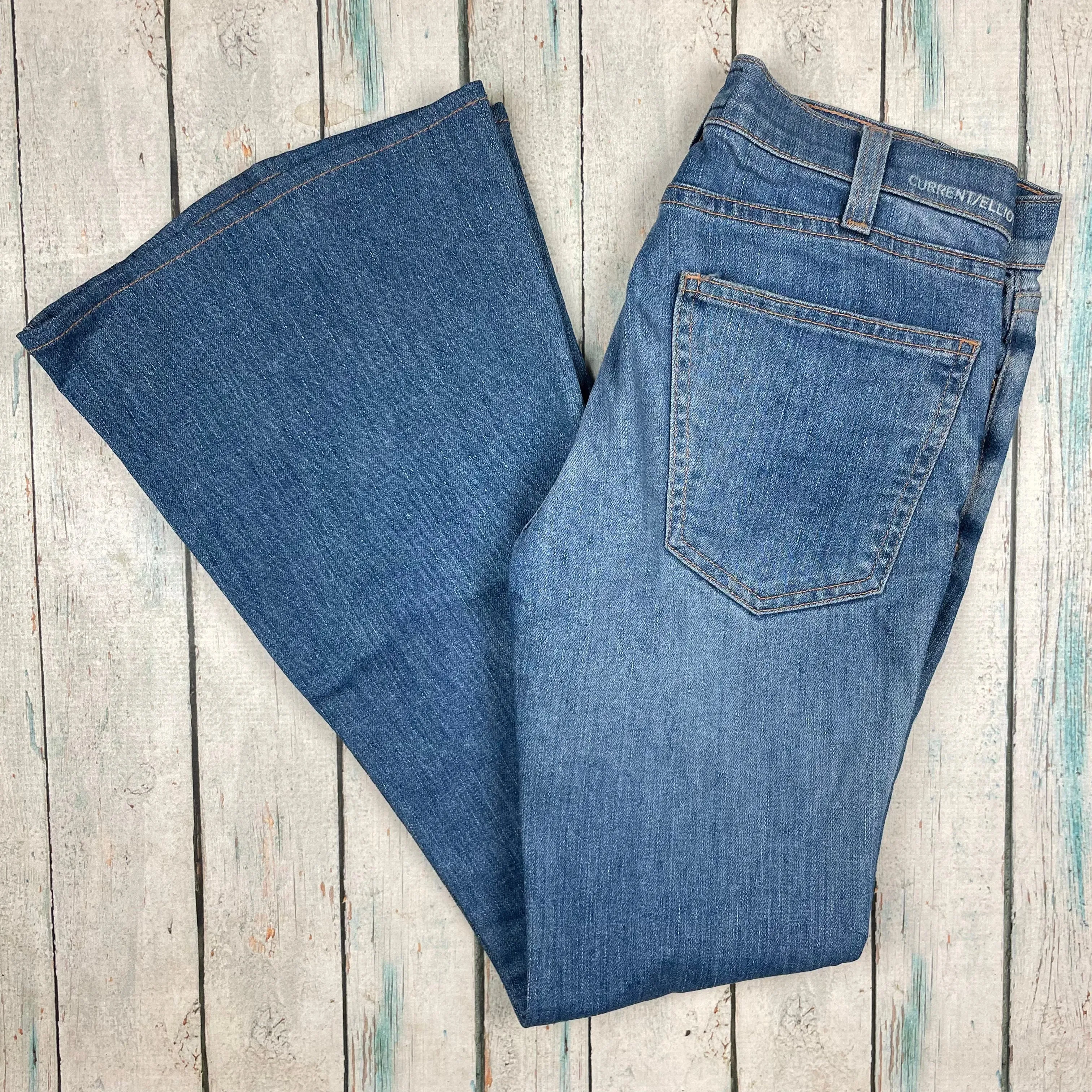 Current/Elliot Blue Flared Jeans- Size 24 or 6AU