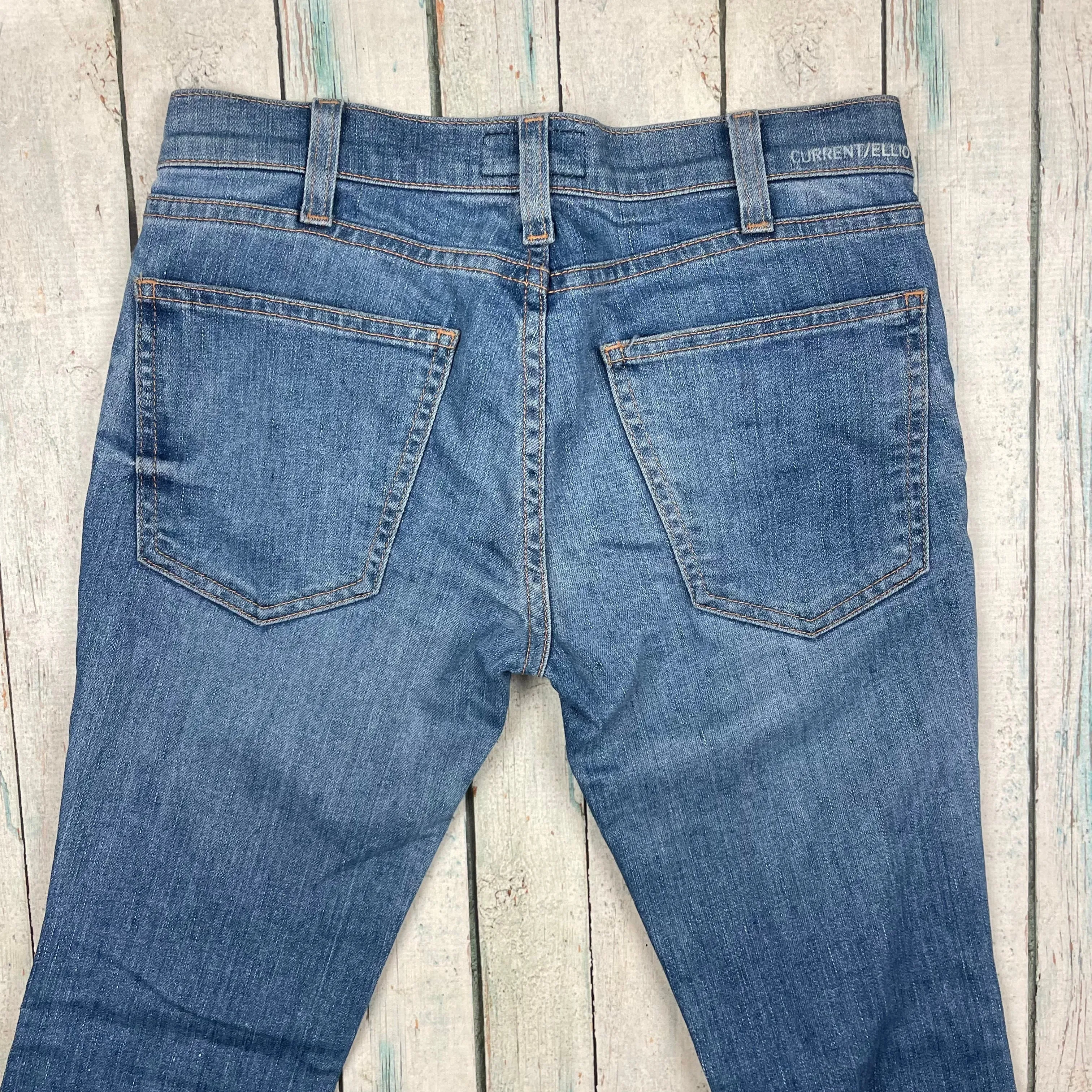 Current/Elliot Blue Flared Jeans- Size 24 or 6AU