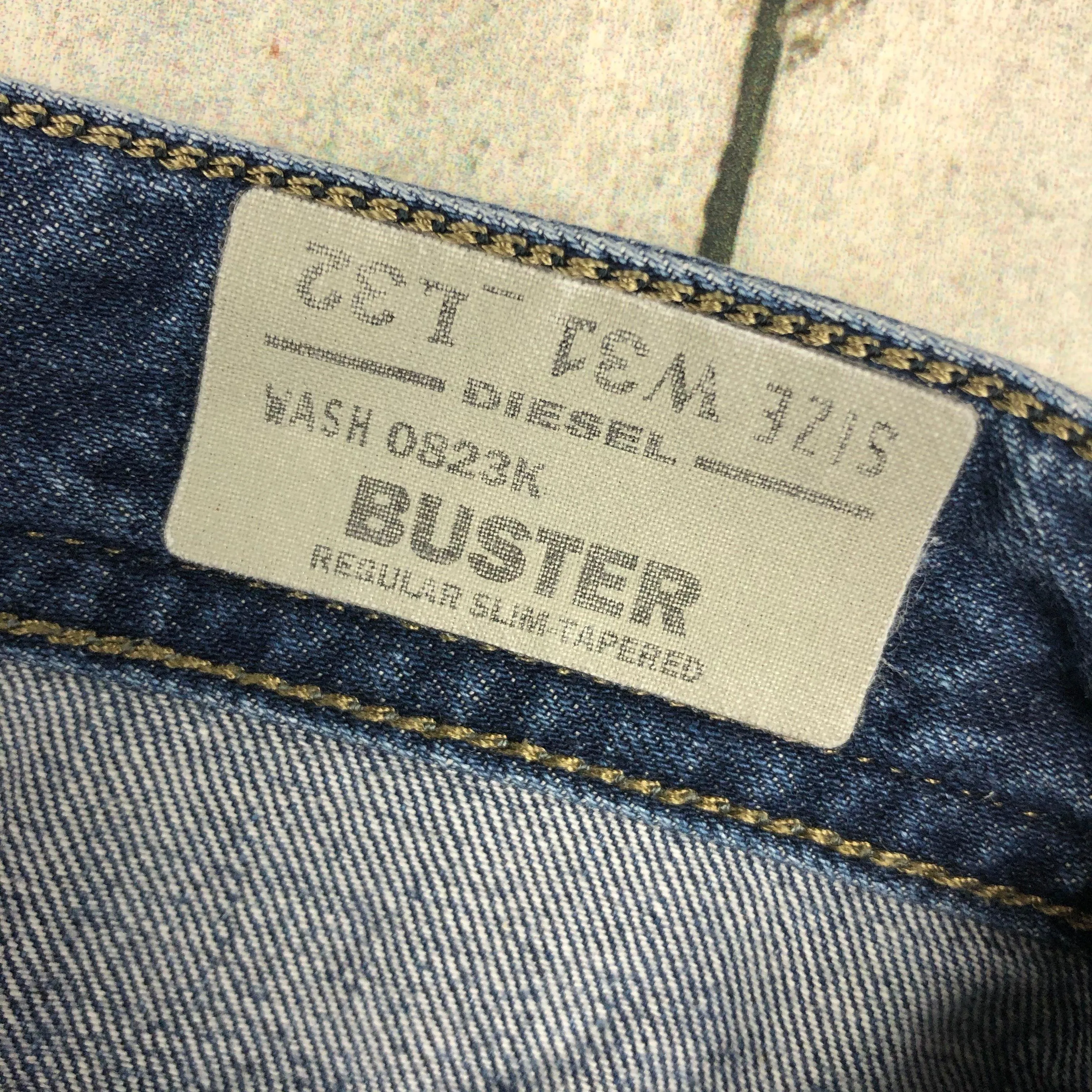 Diesel Mens 'Buster' Slim Tapered Jeans - Size 31 Short