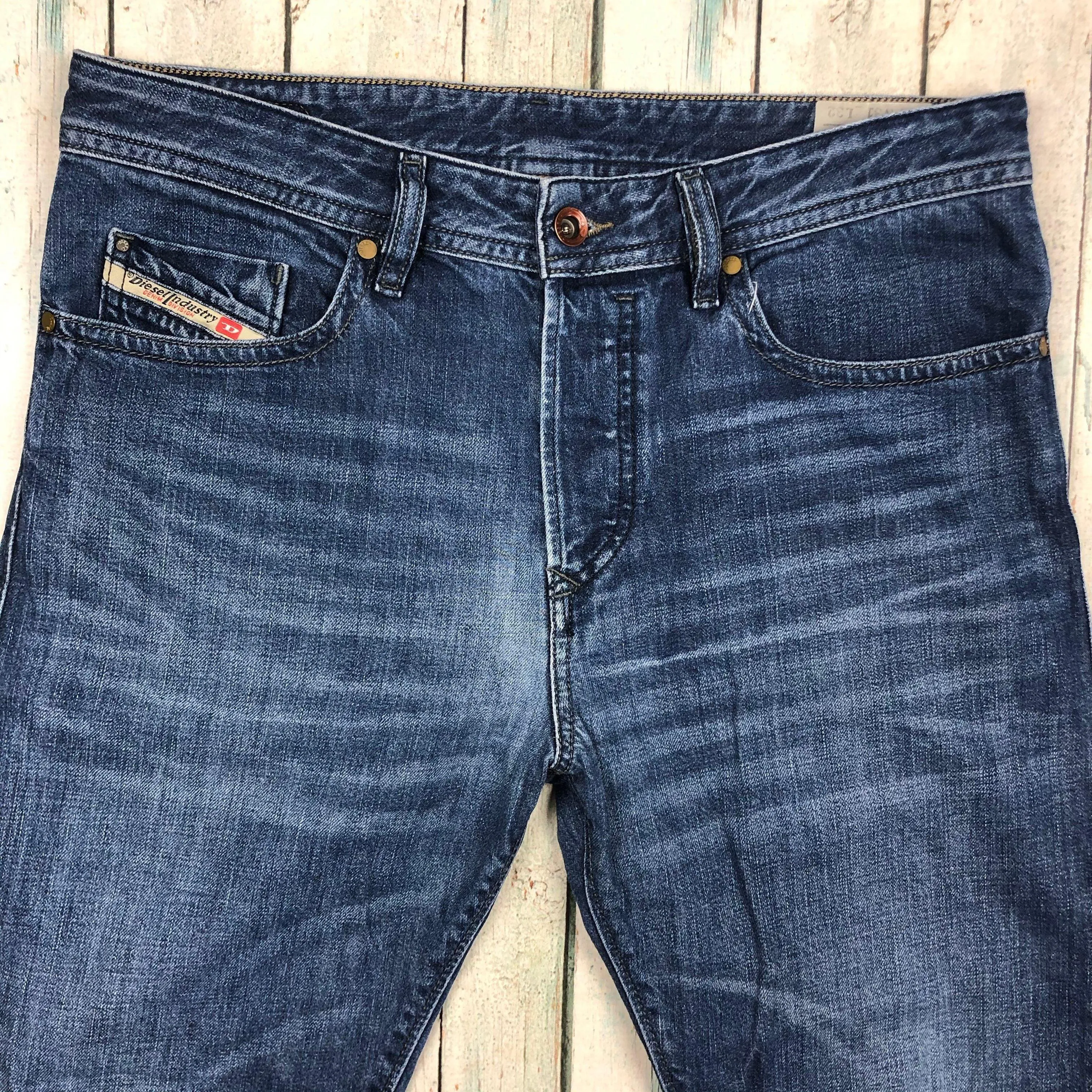 Diesel Mens 'Buster' Slim Tapered Jeans - Size 31 Short