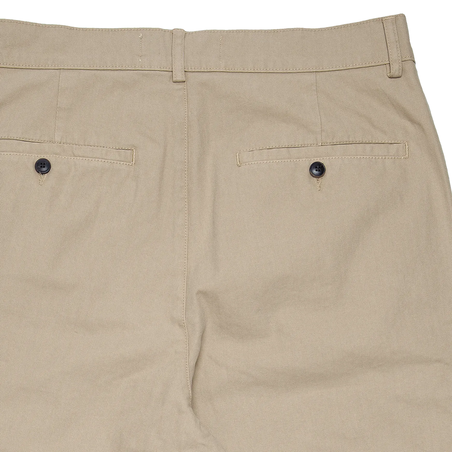 Double Pleat Pants - Light Beige
