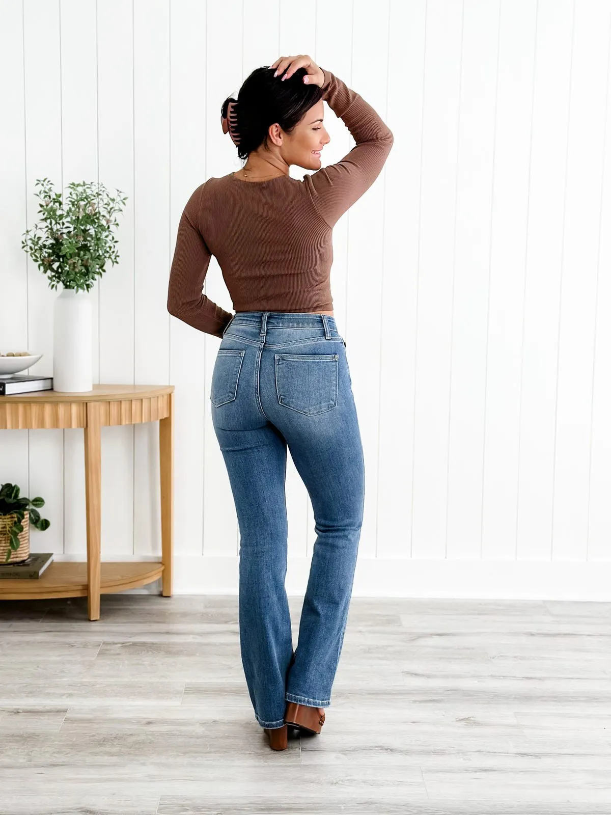 Fall Specials 62% OFFHoly Grail Tummy Control Bootcut Jeans