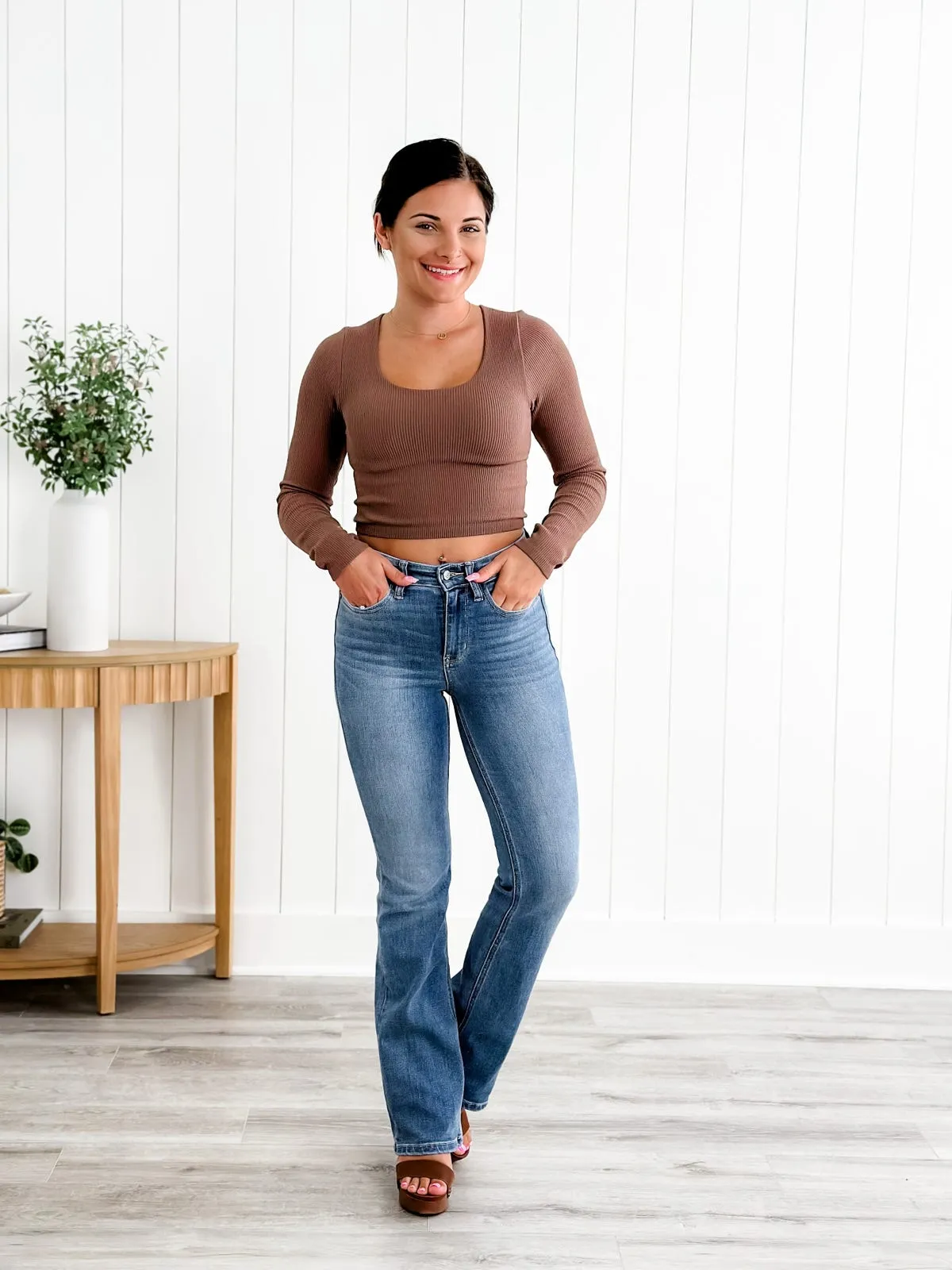 Fall Specials 62% OFFHoly Grail Tummy Control Bootcut Jeans