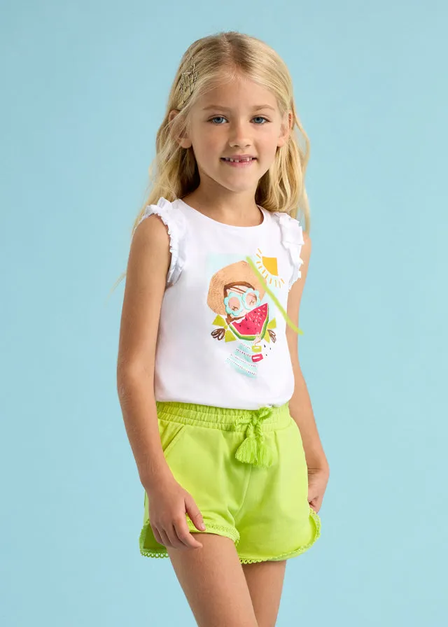 Girl Sport Shorts - Citrus