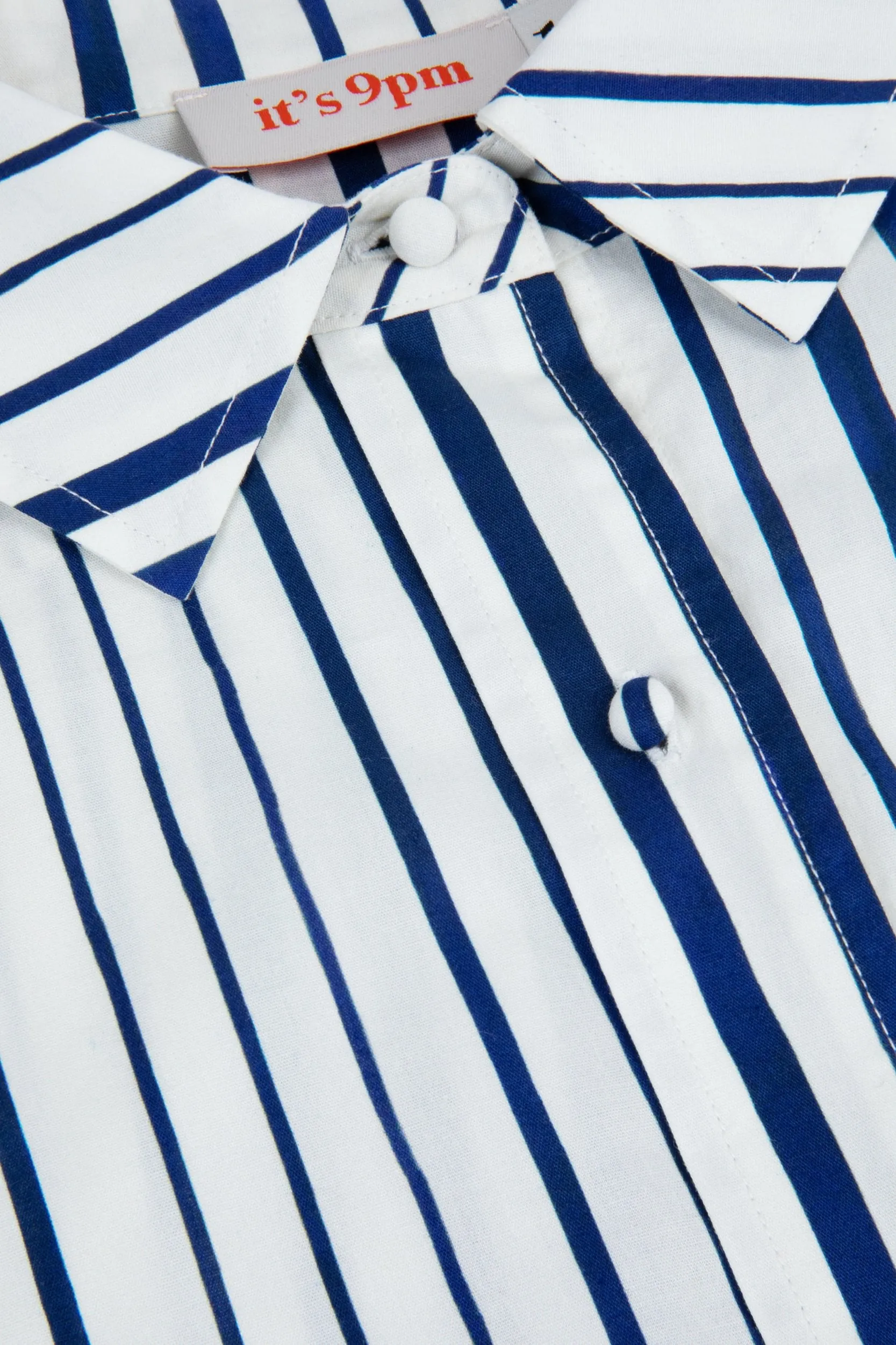 Lila Navy Stripe Set