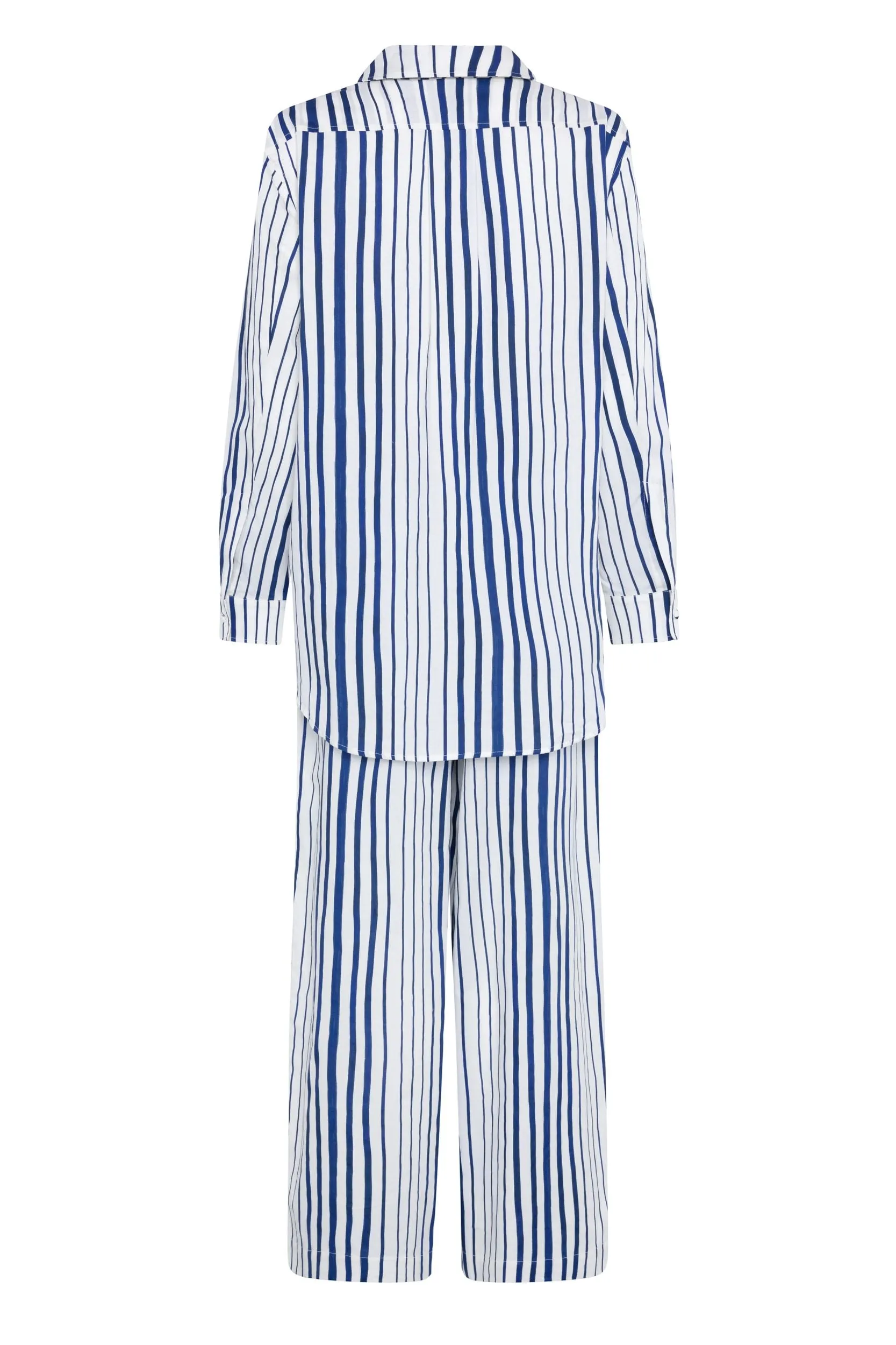 Lila Navy Stripe Set