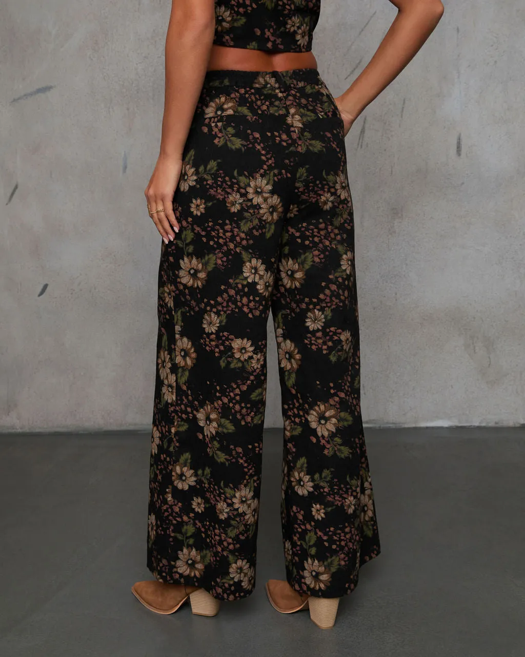 Sayja Floral Wide Leg Trouser