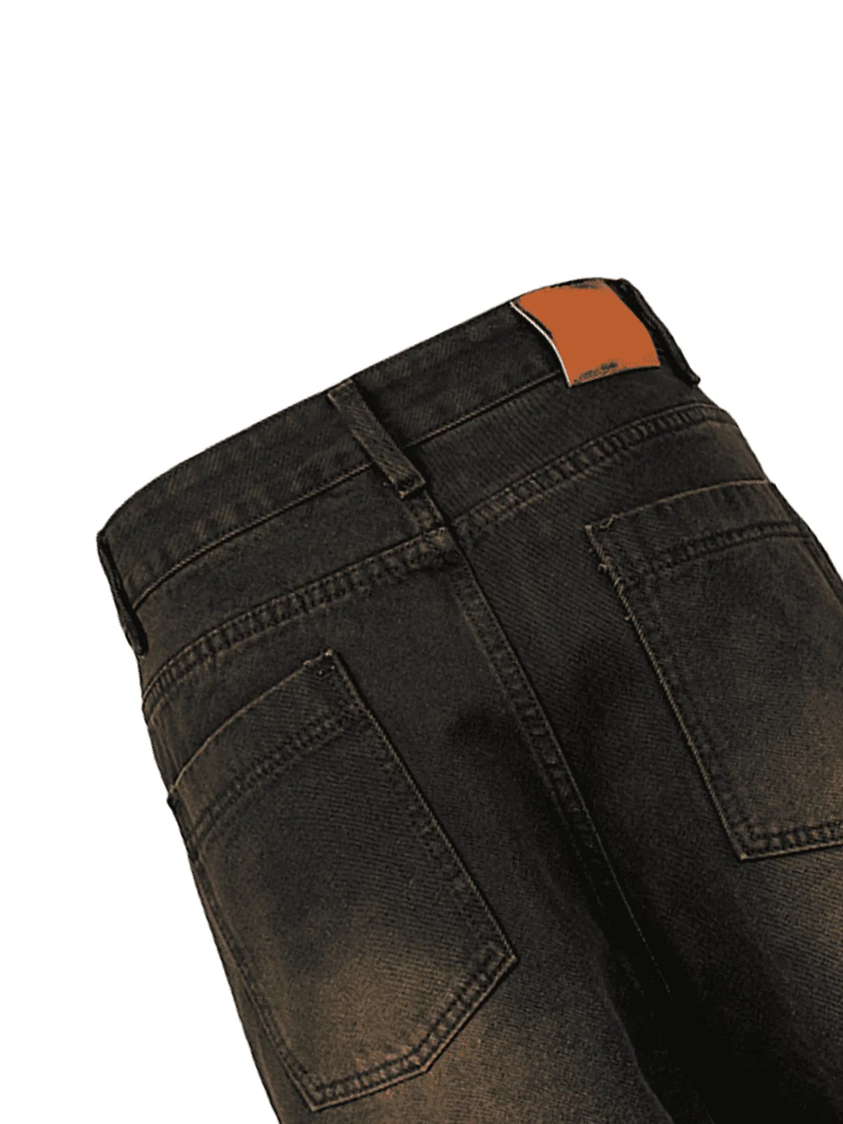 Sneakerhill Washed Distressed Baggy Jeans