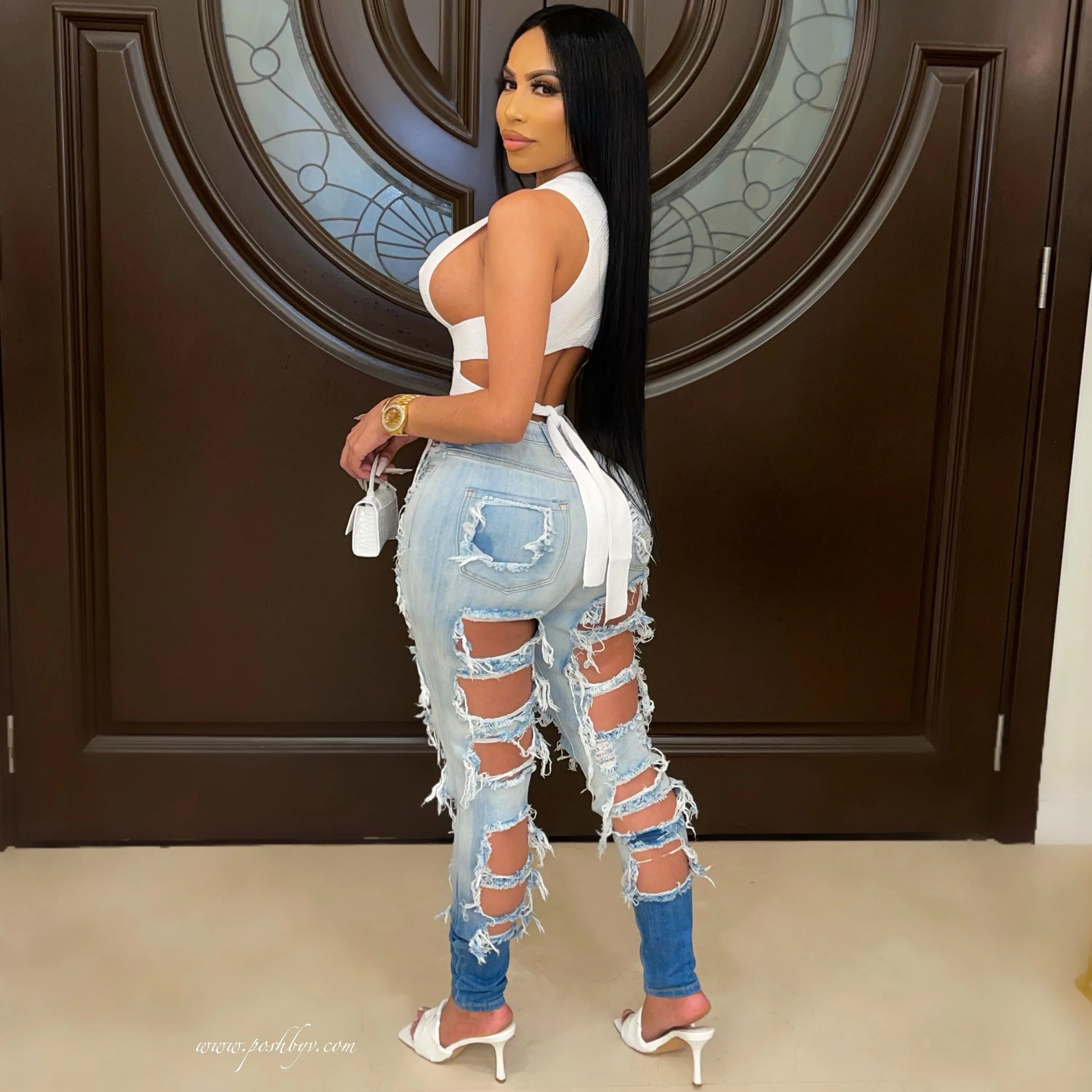 Stella distressed  jeans (Ombré)