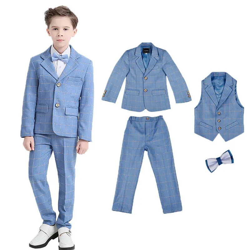 Versatile Blue Boys Suit Set