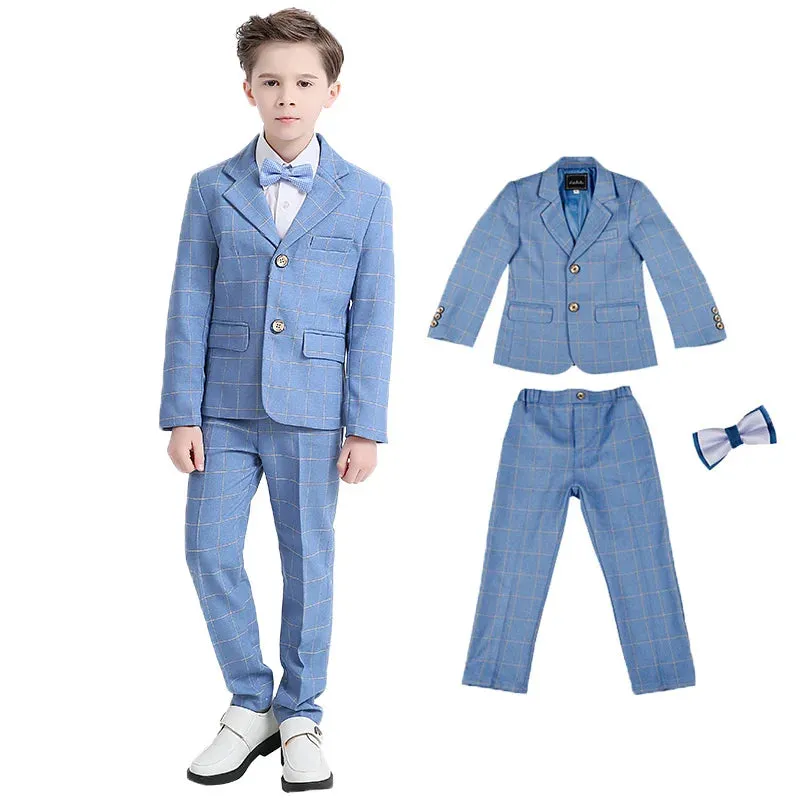 Versatile Blue Boys Suit Set
