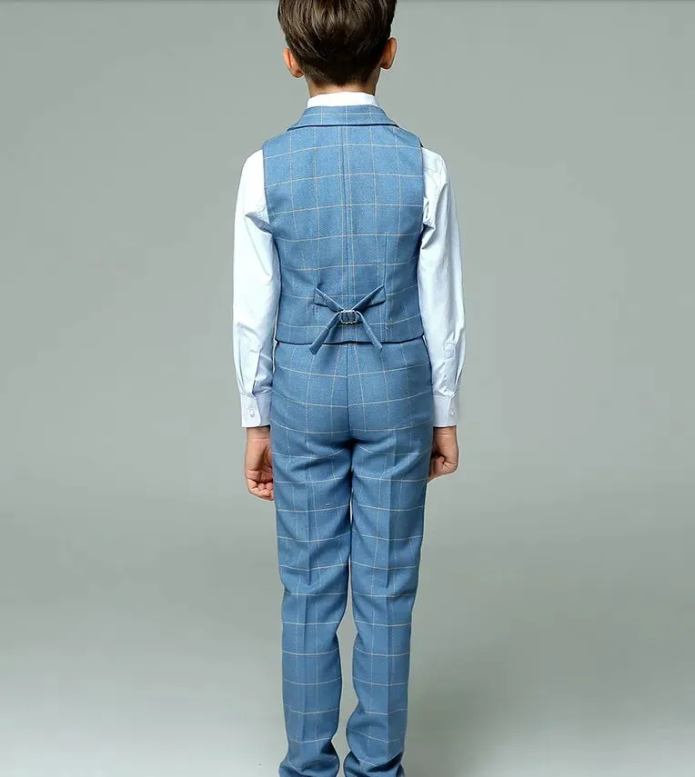 Versatile Blue Boys Suit Set