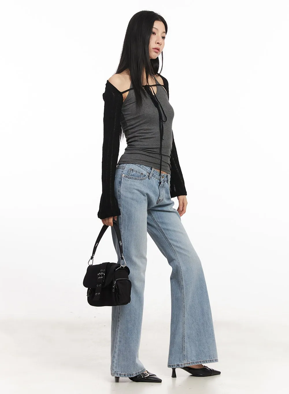Vesper Low-Rise Bootcut Jeans CA516