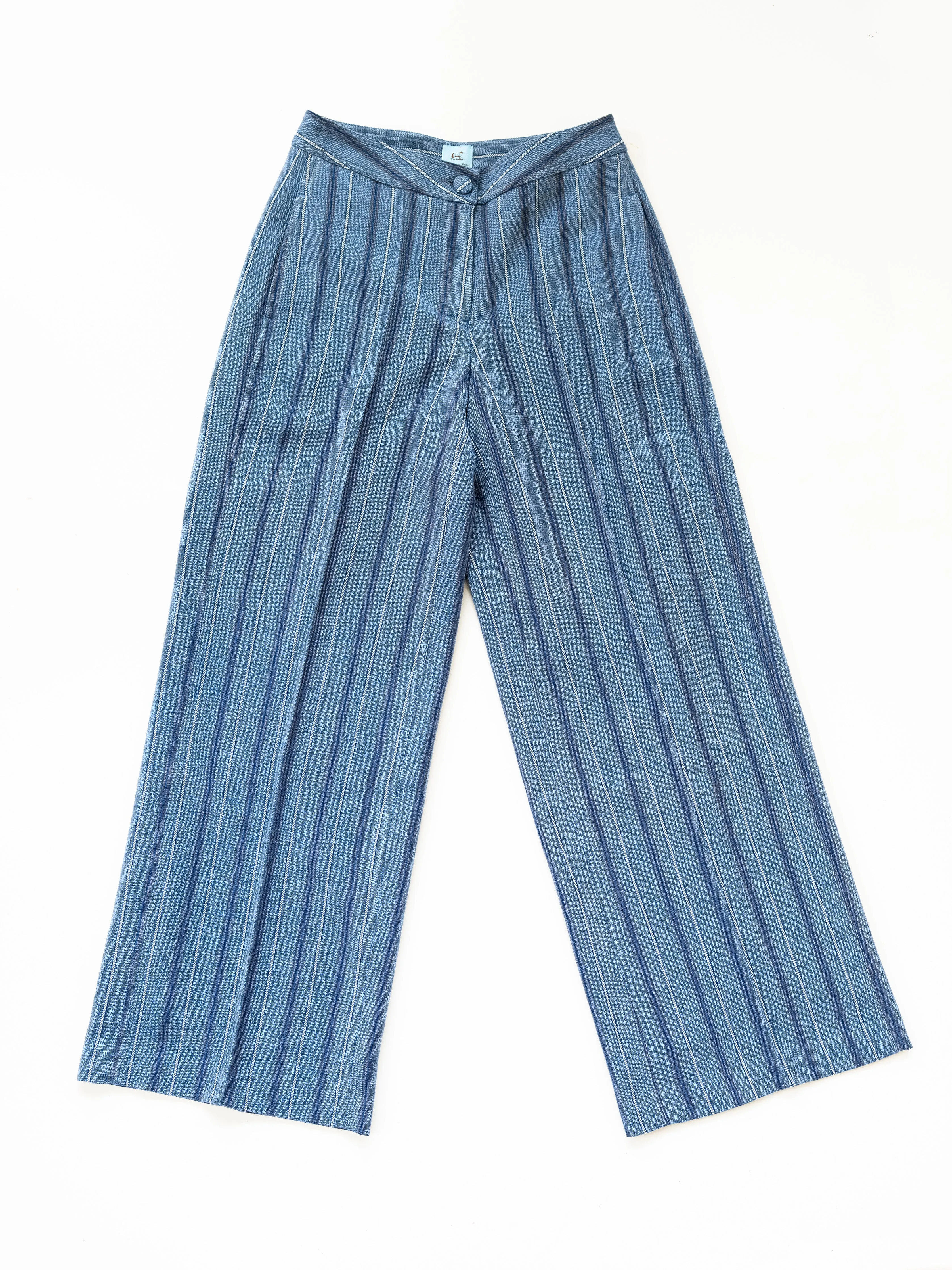 Wide Leg Trousers in Wool