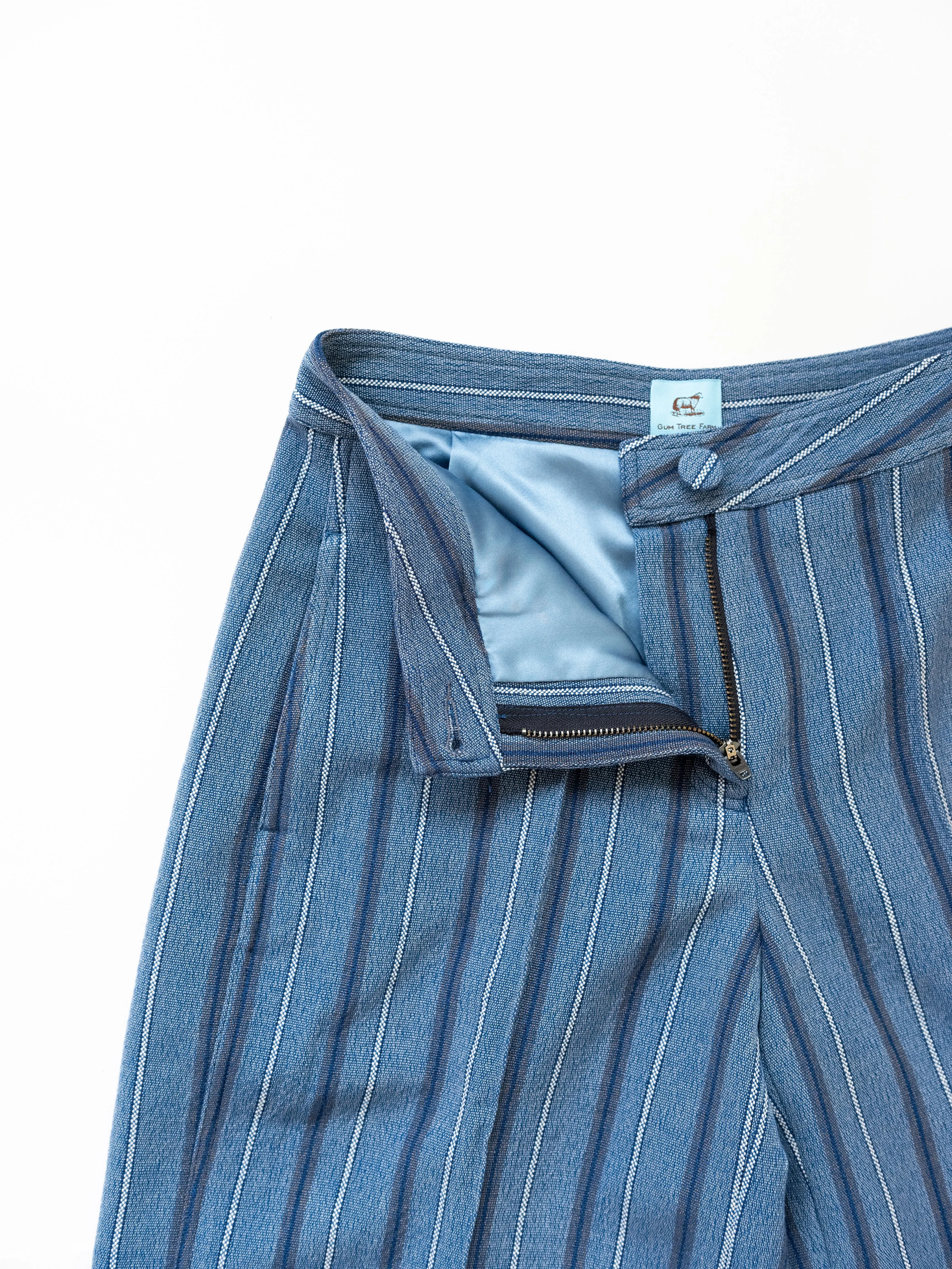 Wide Leg Trousers in Wool